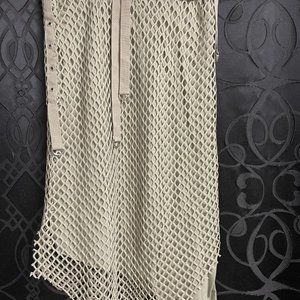 Asymmetrical edgy alternative skirt in sage with lots of details